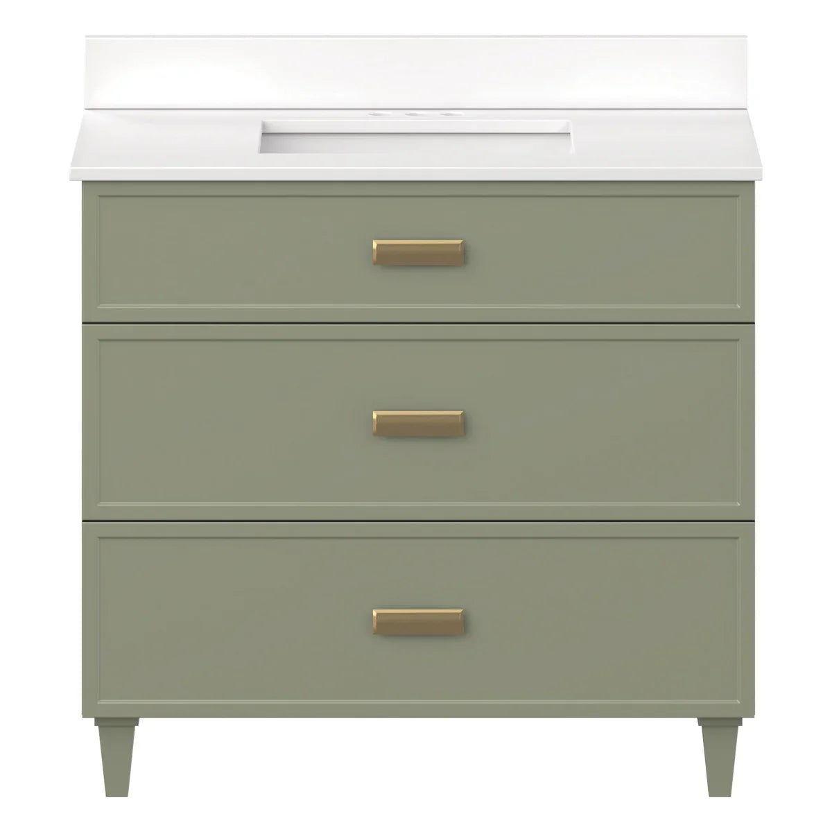 MagickWoods Evanston Evergreen Fog Bathroom Vanity
