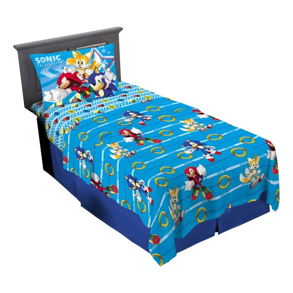 Sonic the Hedgehog 4-piece Twin Bedding Set