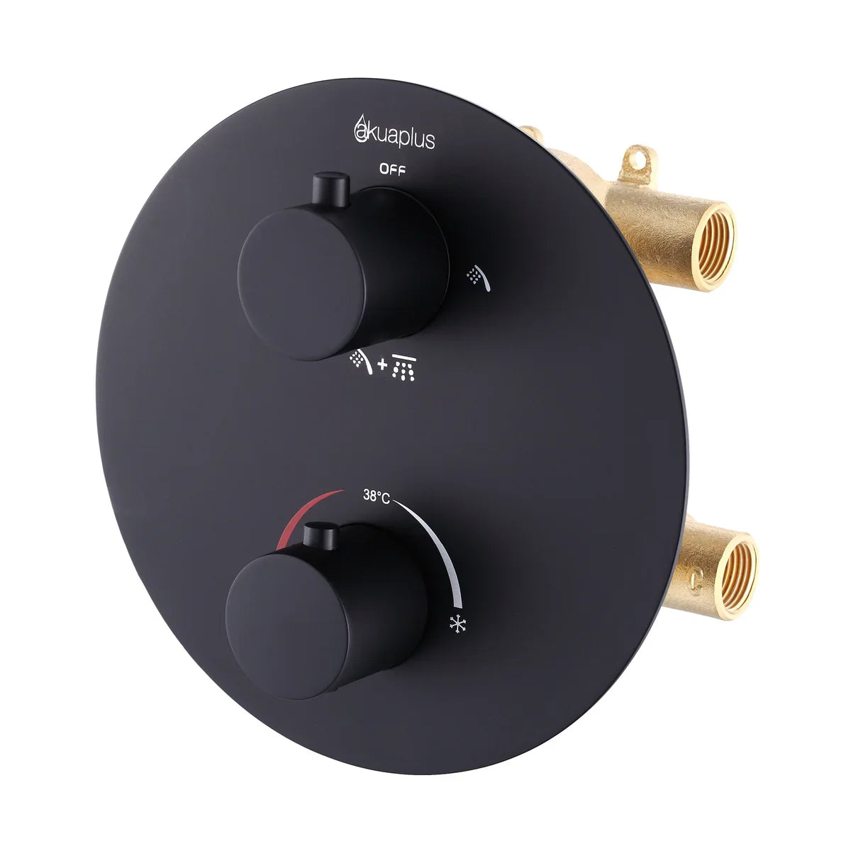 Akuaplus Elite Mya Thermostatic Handheld Shower and Shower Head