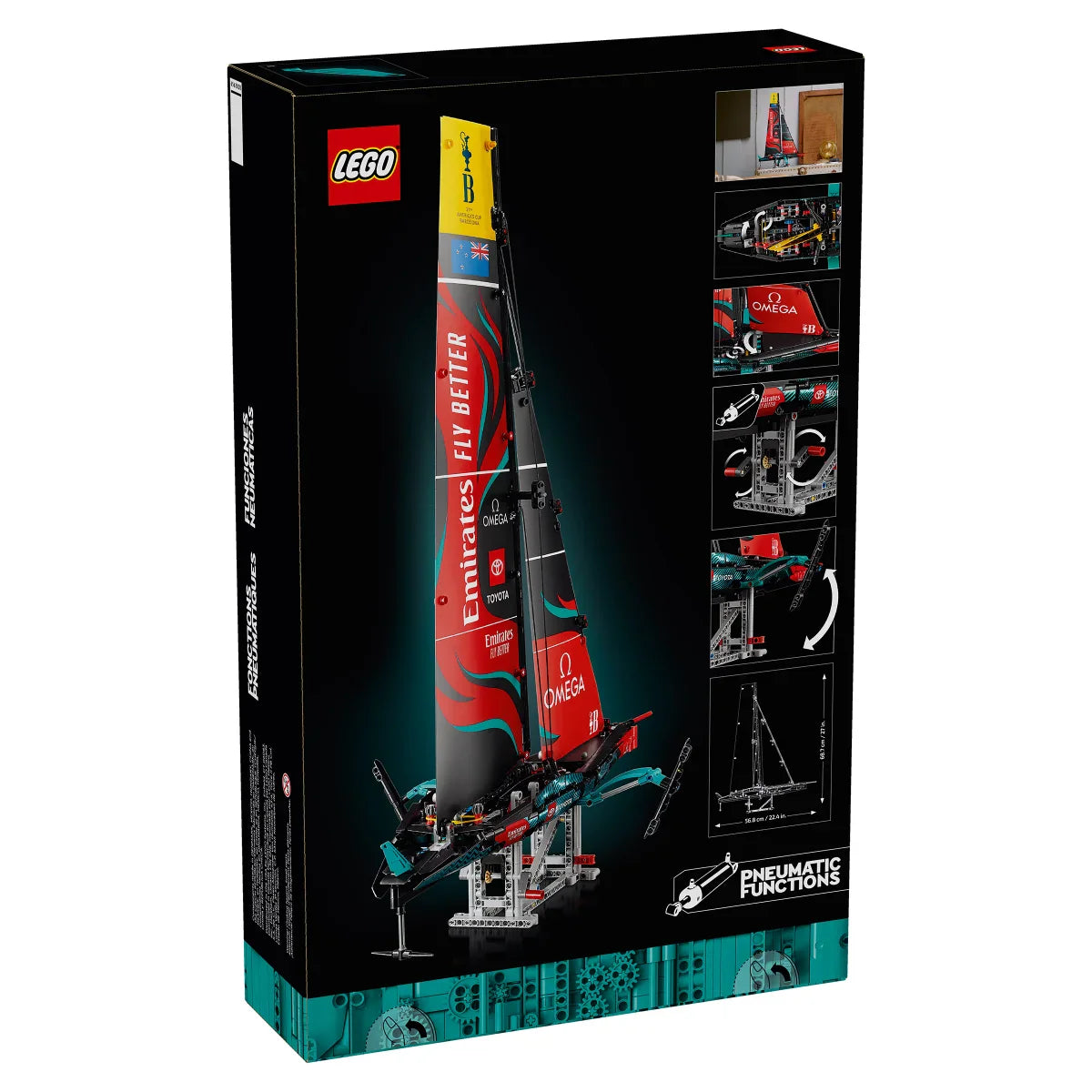 LEGO Technic Emirates Team New Zealand AC75 Yacht Building Set