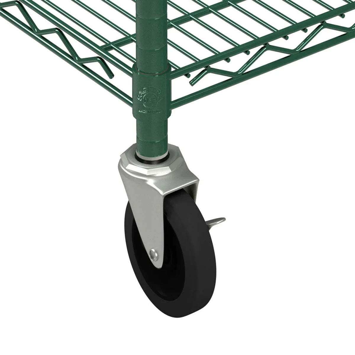 Epoxy Zinc Wire Rack 6 Shelves, 76" High