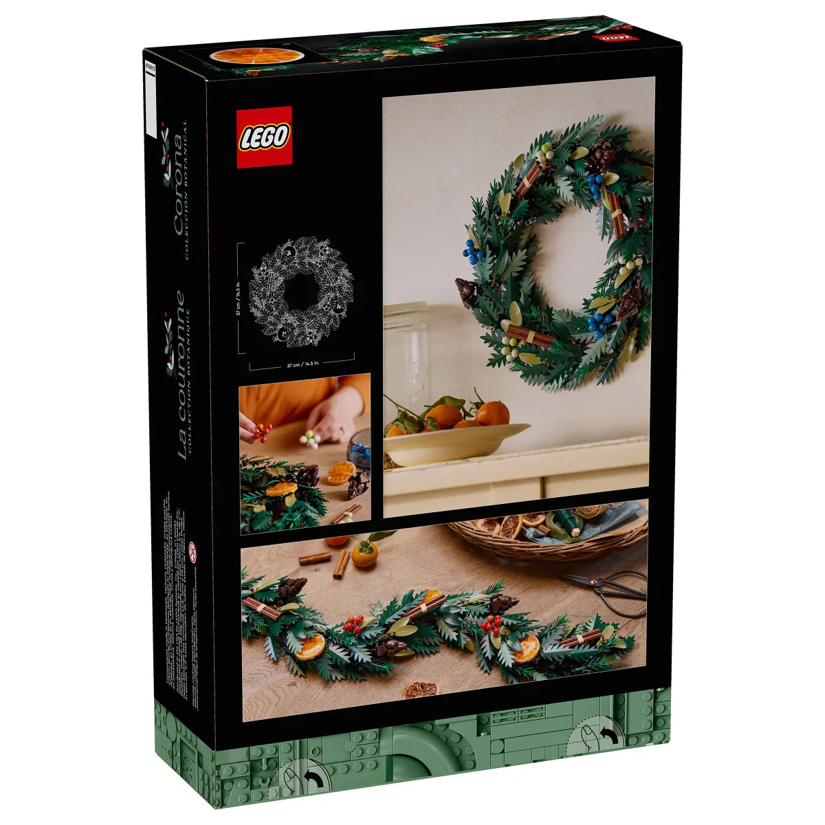LEGO Icons Wreath Making Kit and Holiday Garland