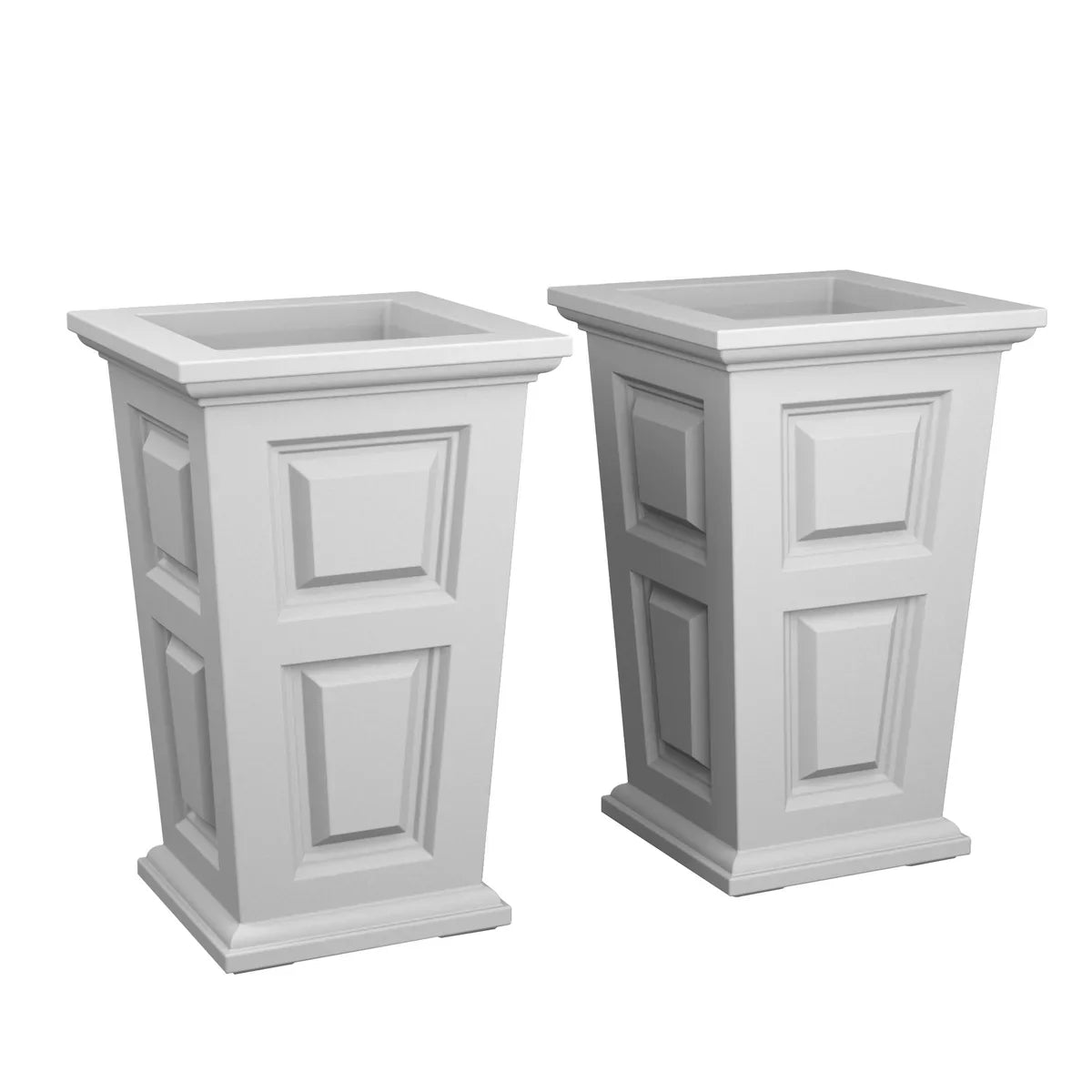 Wyndham 24 in. Tall Planter, 2-pack