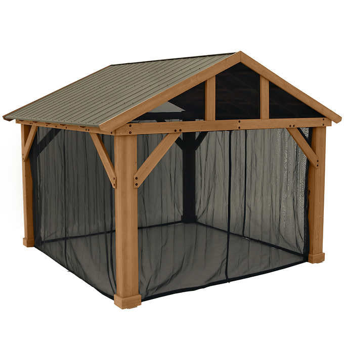 Yardistry 14 ft. x 12 ft. Mosquito Mesh Kit for Pavilion