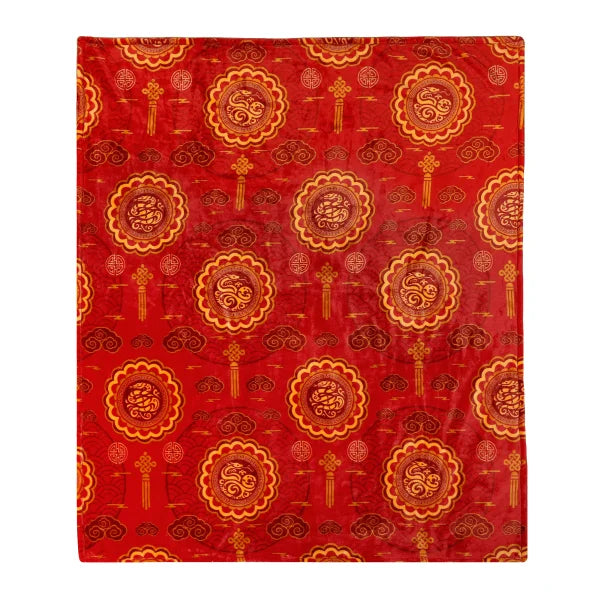 Home Retreat - Lunar New Year Snake Plush Blanket