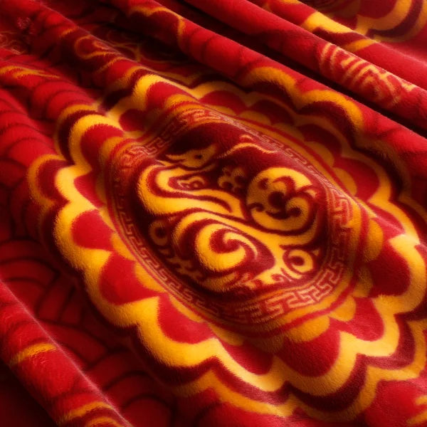 Home Retreat - Lunar New Year Snake Plush Blanket