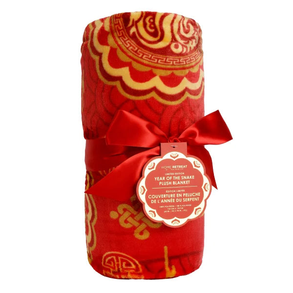 Home Retreat - Lunar New Year Snake Plush Blanket