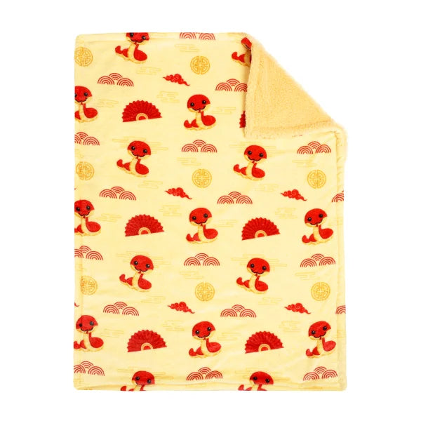 Home Retreat - Lunar New Year Limited Edition 2-piece Lucky Snake & Blanket Set