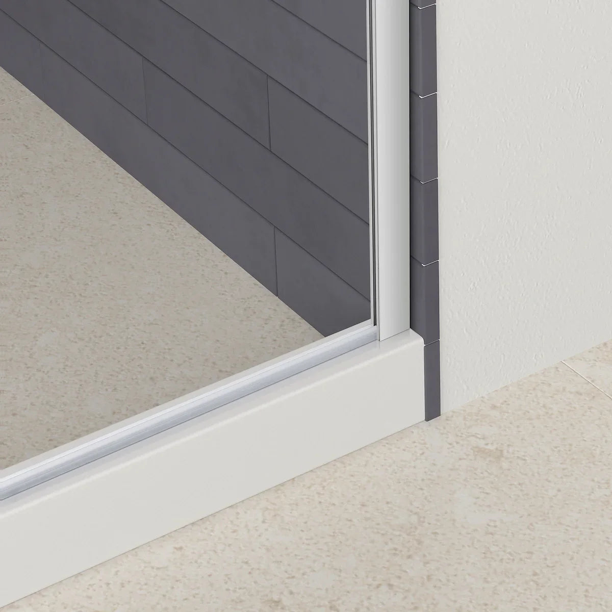 OVE Decors Dayton Frameless Glass Alcove Shower Door