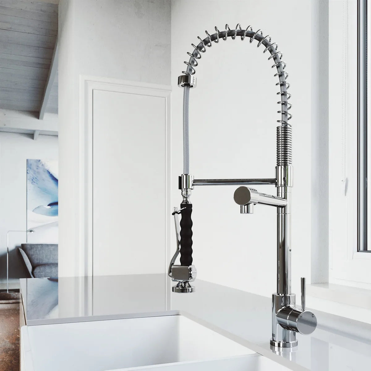 VIGO Zurich Pull-down Sprayer Kitchen Faucet