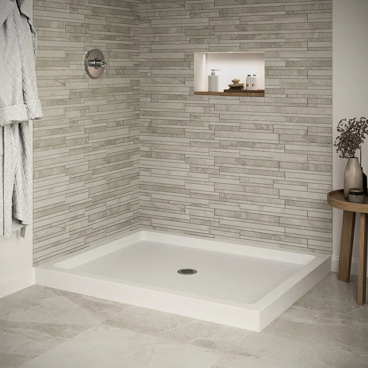 Streamline Acrylic Corner Shower Base