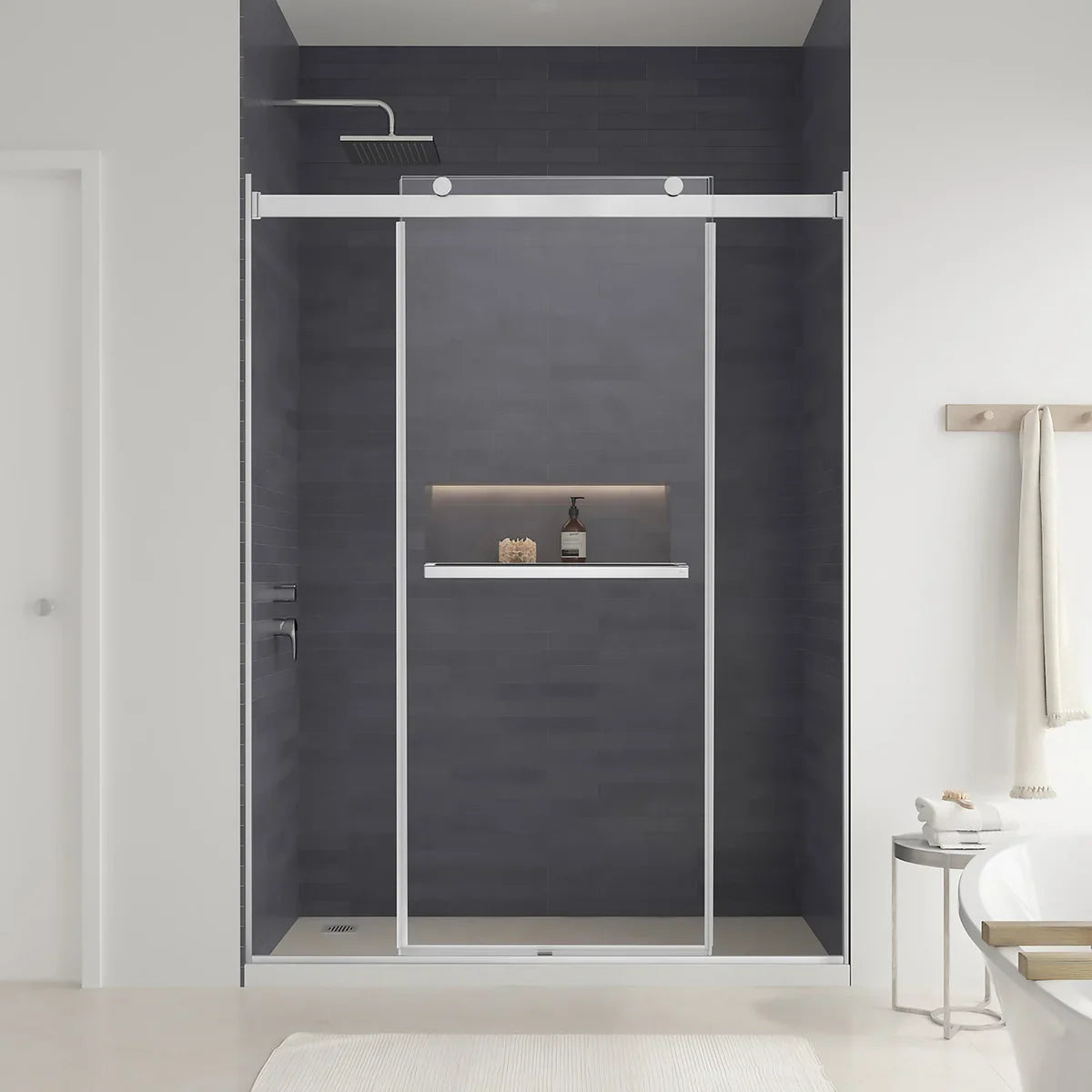 OVE Decors Baylor Sliding Alcove Shower Door