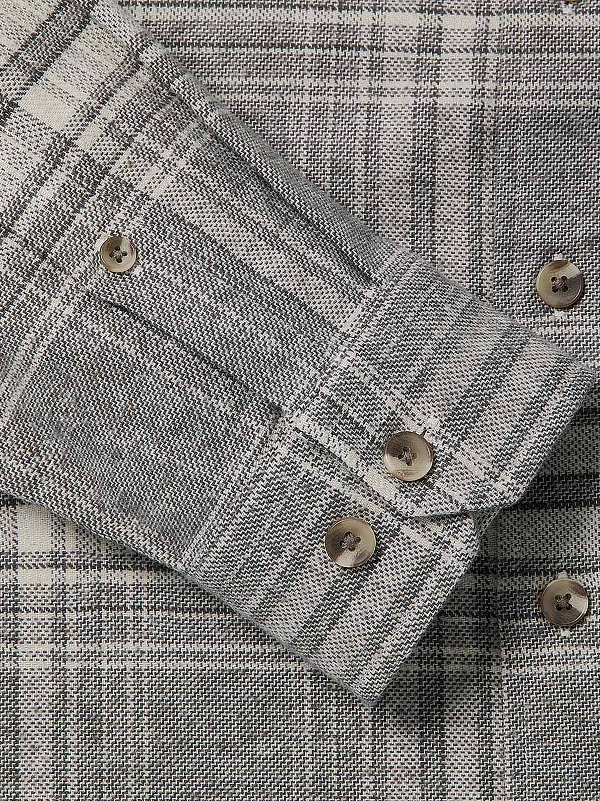 Tailored Plaid Overshirt