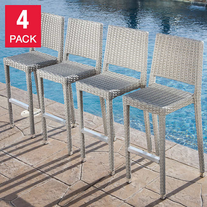 Niko 4-pack Patio Barstools