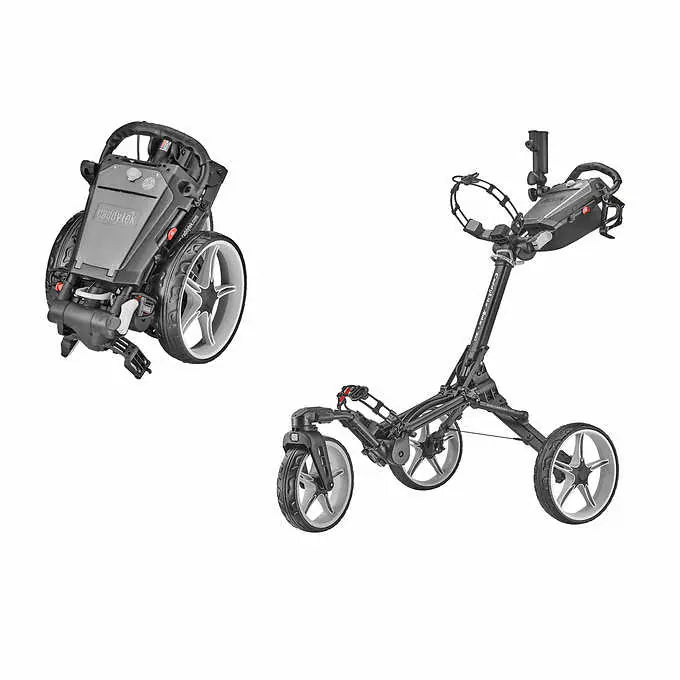 Caddytek 3 Wheel Golf Push Cart with Swivel Front Wheel