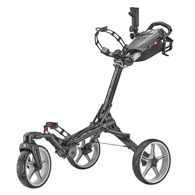 Caddytek 3 Wheel Golf Push Cart with Swivel Front Wheel