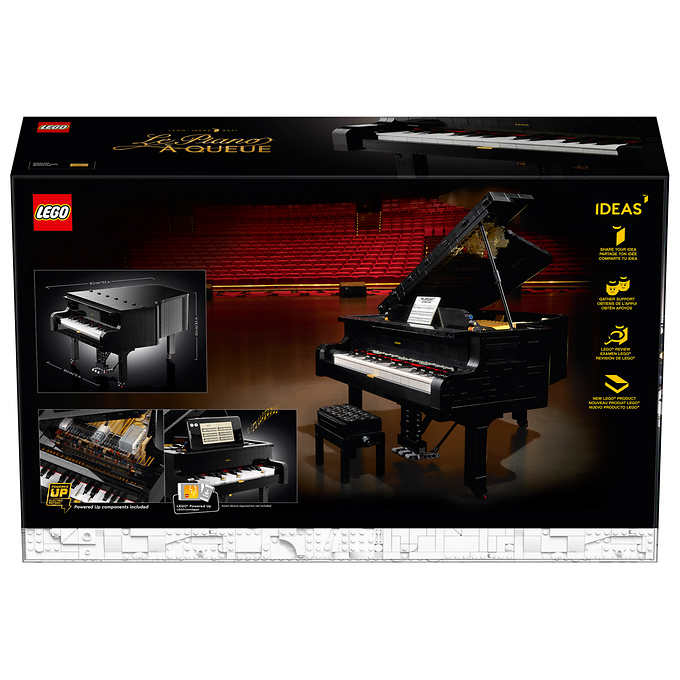 LEGO Ideas Grand Piano – with Bonus LEGO Botanical Collection: Orchid