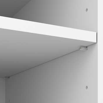 Bush Furniture Hampton Heights Tall Storage Cabinet with Doors and Shelves