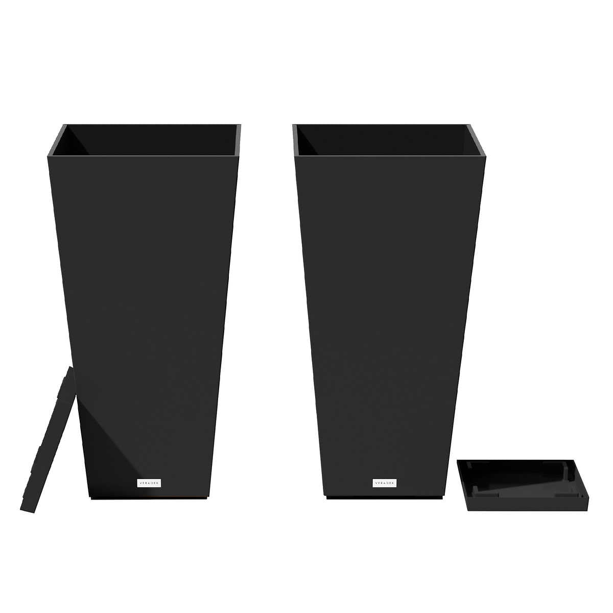 Veradek 30" Tall Square Planter, 2-pack