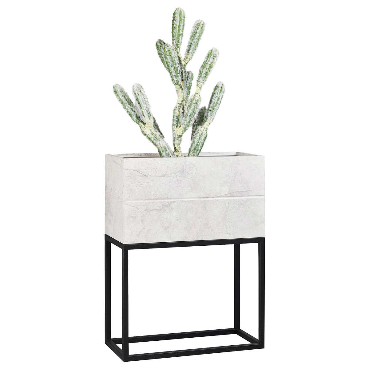 Metal Planter, 21.6” Height