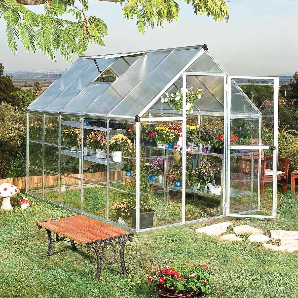 Canopia by Palram Build & Grow 6 ft. x 10 ft. Hybrid Greenhouse