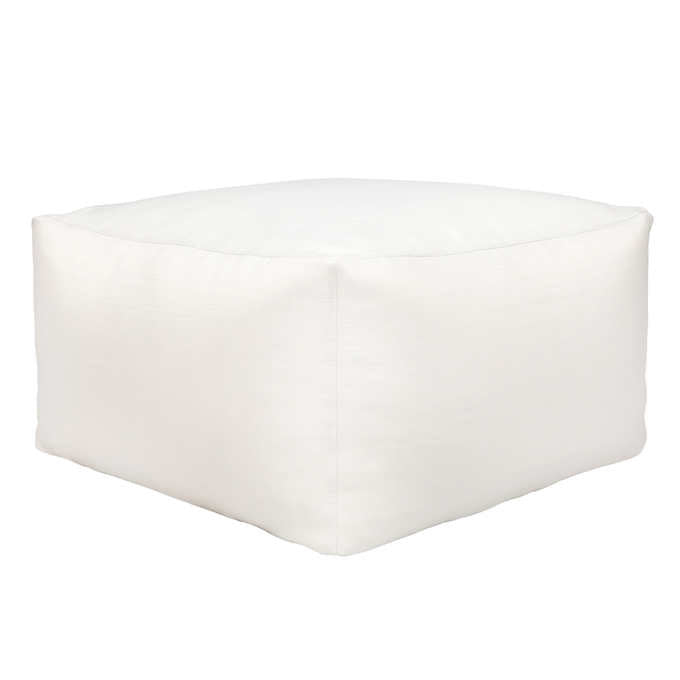 Norka Living Beka Off-White Bean Bag Ottoman