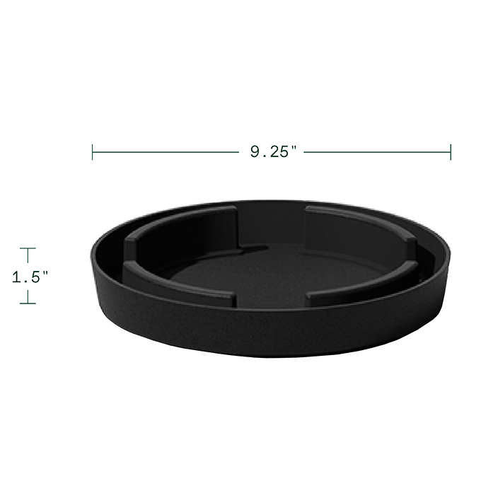 Veradek 28 in. Round Planter, 2 Pack