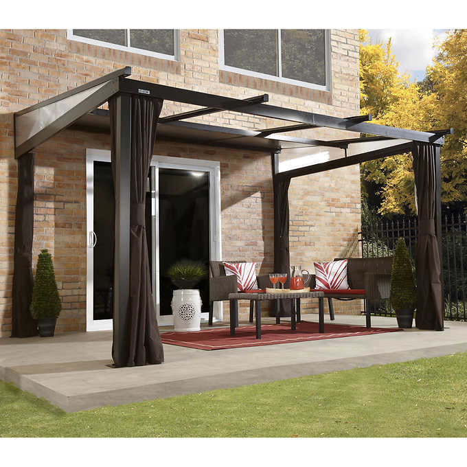 Sojag Budapest 10 ft. x 12 ft. Retractable Mural Gazebo