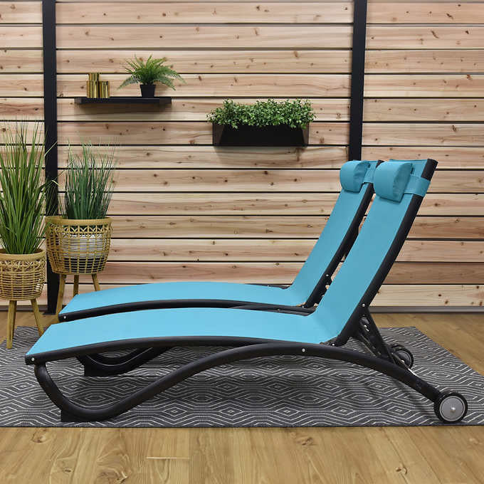 Glendale 4-position Loungers 2-Pack