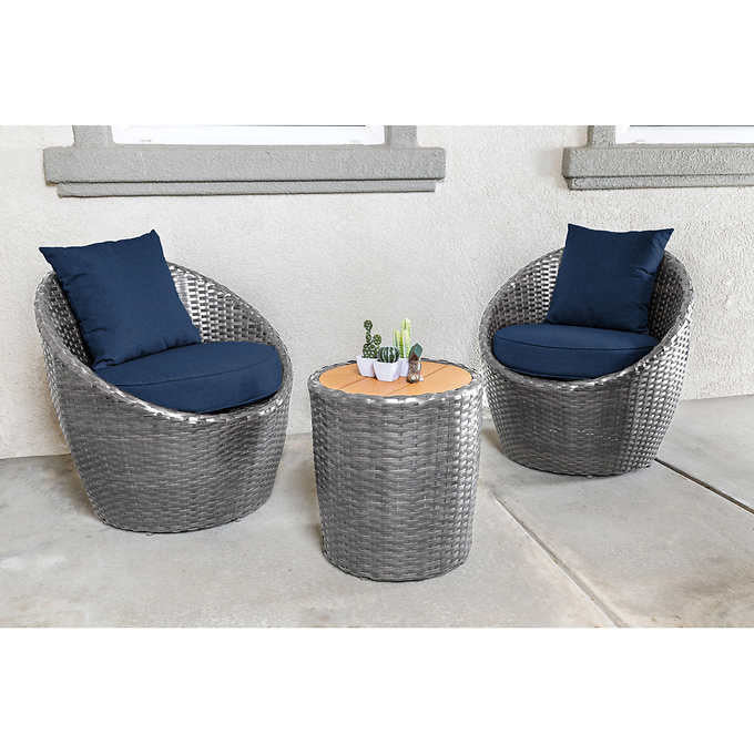 Allspace 3-piece Patio Conversation Set