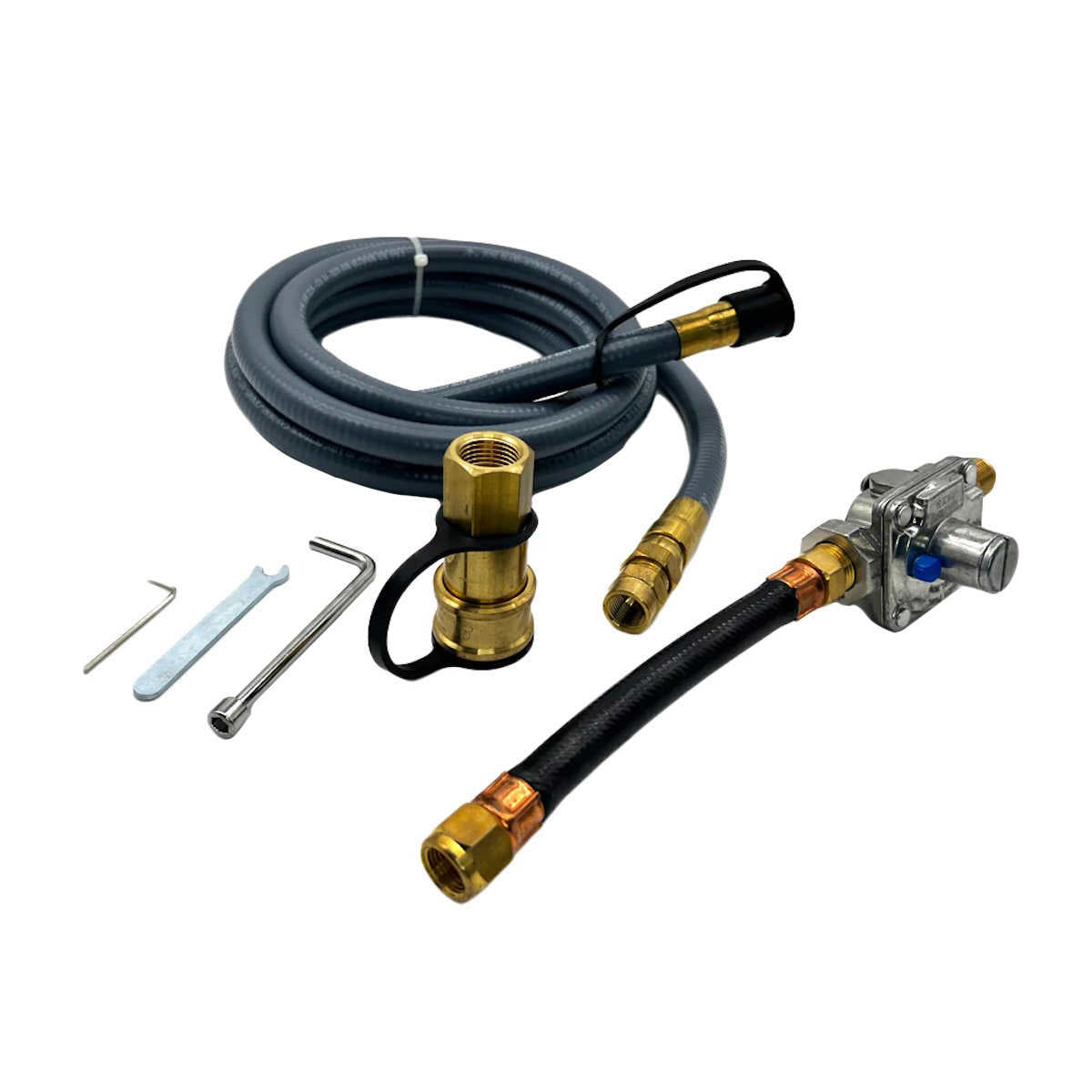 Natural Gas Hose and Regulator Connection Kit M#710-0003