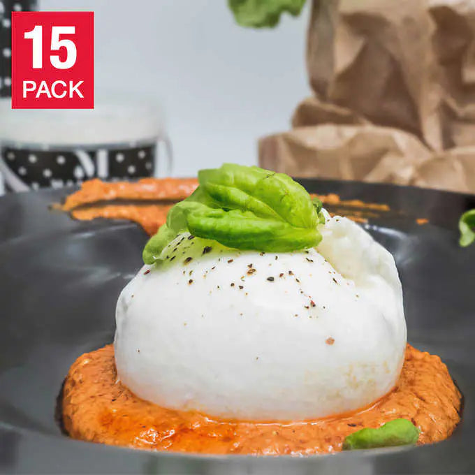 Maldera Burrata Cheese 100 g (3.5 oz) × 15 pack