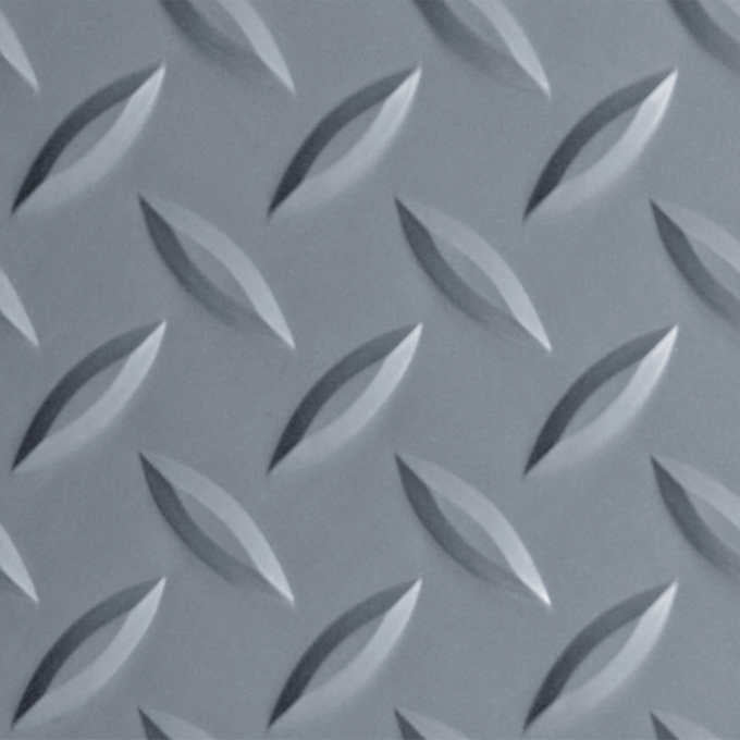G-Floor Diamond Tread Roll Out Flooring in Slate Grey