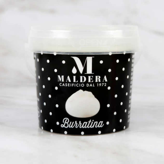 Maldera Burrata Cheese 100 g (3.5 oz) × 15 pack