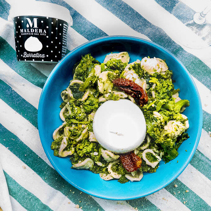 Maldera Burrata Cheese 100 g (3.5 oz) × 15 pack