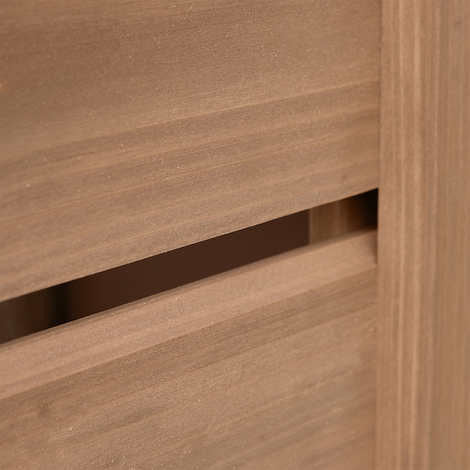 Yardistry 3.7 m (12 ft.) Cedar Privacy Wall for Pavilion