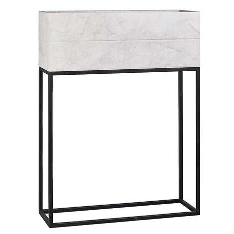 Metal Planter, 33.4” Height