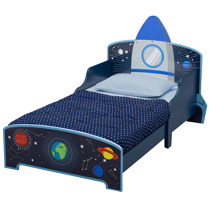 Delta Children Space Adventures Rocket Ship Wood Toddler Bed