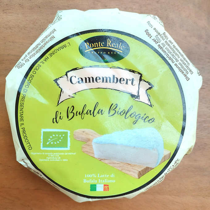 Ponte Reale Organic Buffalo Milk Camembert DOP 250 g (8.8 oz) × 4 pack