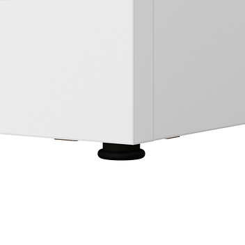 Bush Furniture Hampton Heights Tall Storage Cabinet with Doors and Shelves