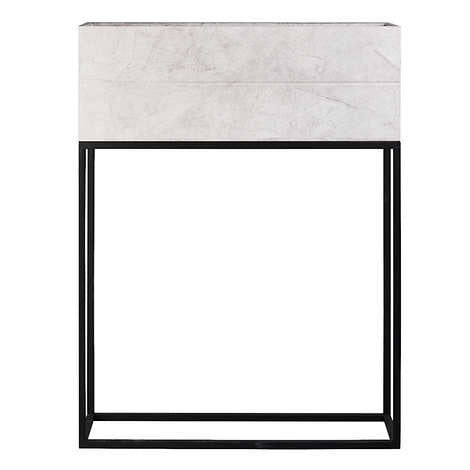 Metal Planter, 33.4” Height