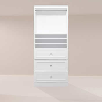 Bestar Organize It White Storage with Drawers 2-pack
