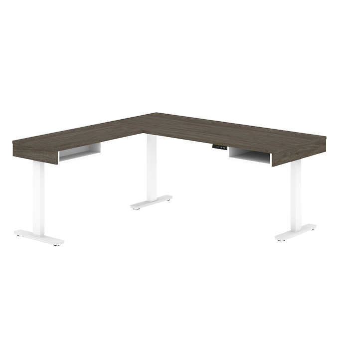 Bestar Viva L-shape Height Adjustable Desk