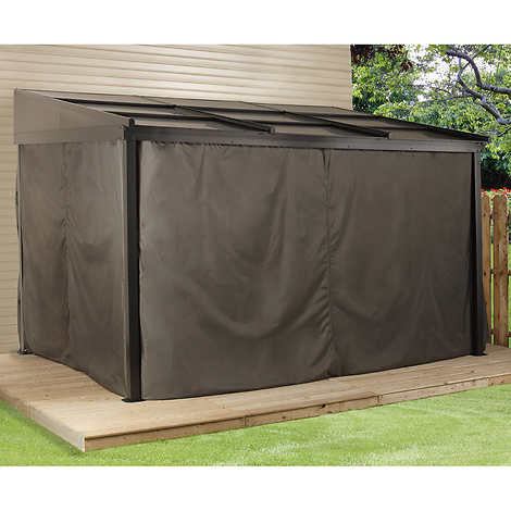 Sojag Budapest 10 ft. x 12 ft. Retractable Mural Gazebo
