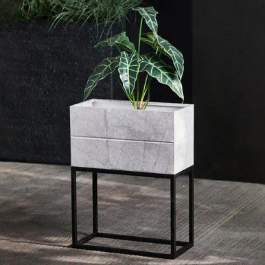 Metal Planter, 21.6” Height