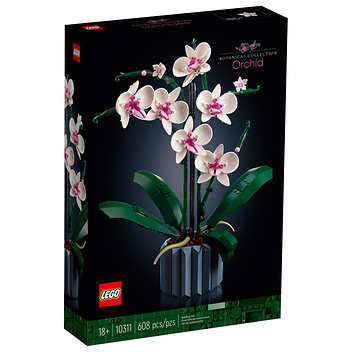 LEGO Orchid Botanical Collection: Buildable Plant Decor Kit
