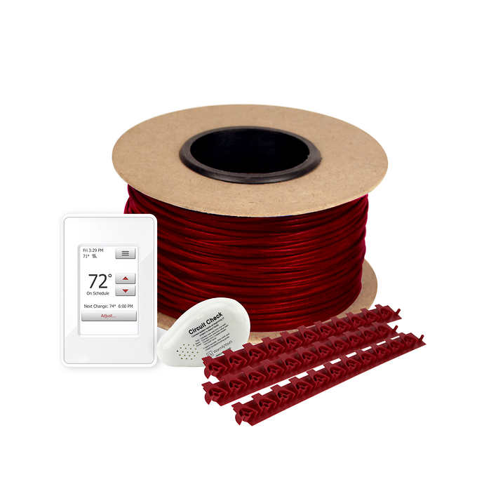 WarmlyYours Cable Floor Heating Kit for Under Tile and Hardwood Floor