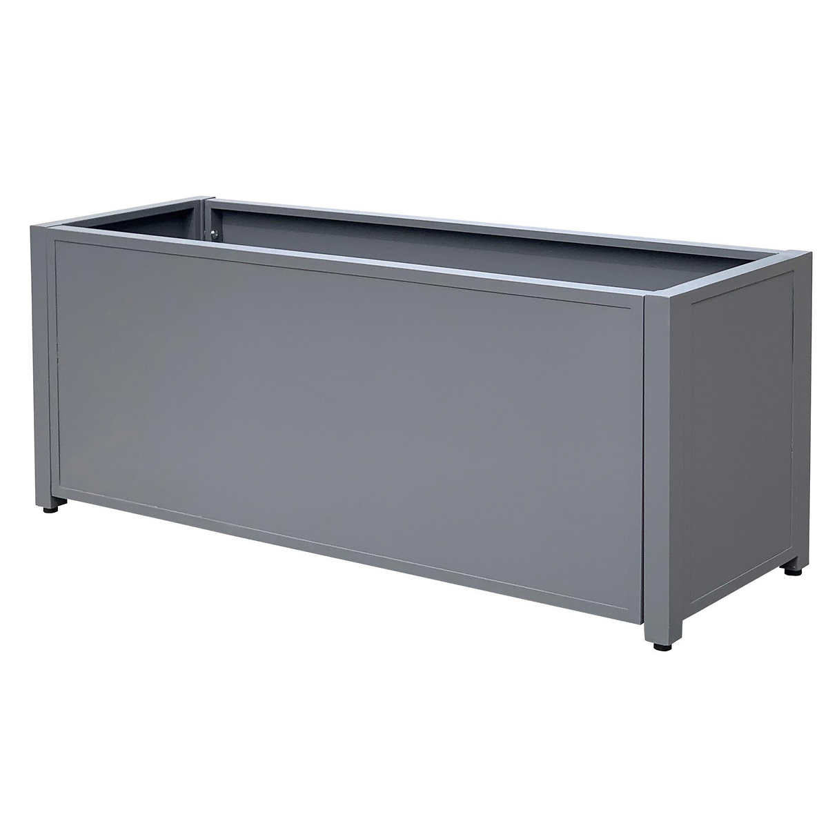 Grade Aluminum Rectangular Outdoor Planter