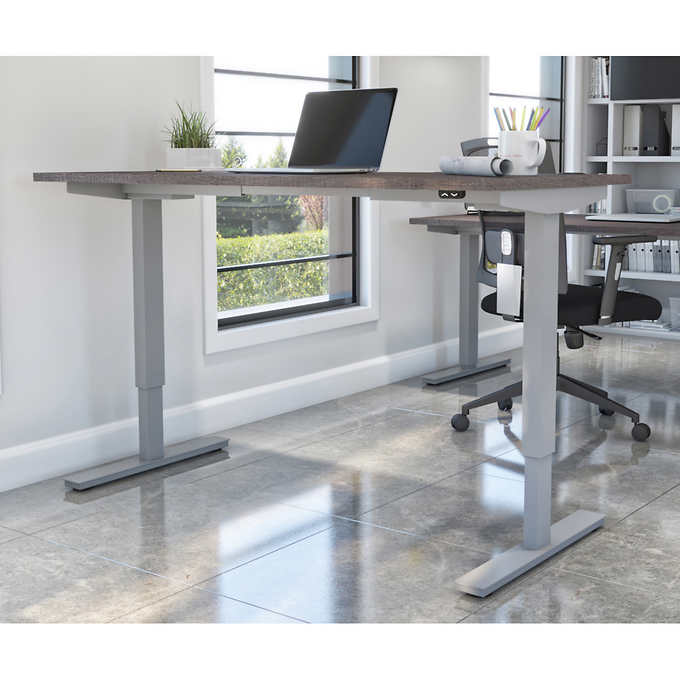Bestar Upstand 74.9 cm × 150.6 cm (29.5 in. × 59.3 in.) Height-adjustable Desk