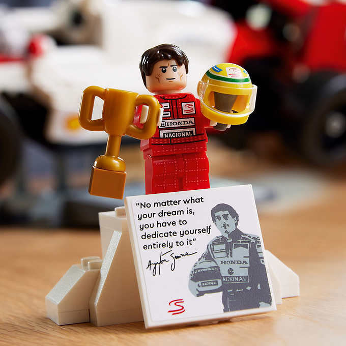LEGO Icons McLaren MP4/4 & Ayrton Senna Model Race Car